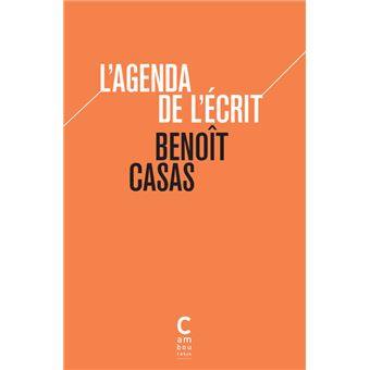 Agenda de l'écrit - 1