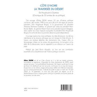 Côte d'Ivoire La traversée du désert