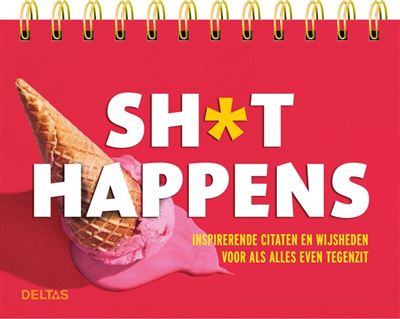 Sh*t happens - Tafelstaander