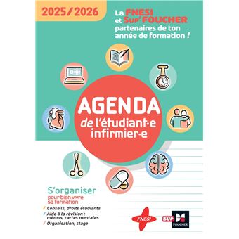 Agenda de l'étudiant Infirmier - DEI - 2025-2026 - broché - Patrice