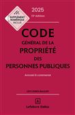 Code général de la propriété des personnes publiques 2025, annoté et commenté