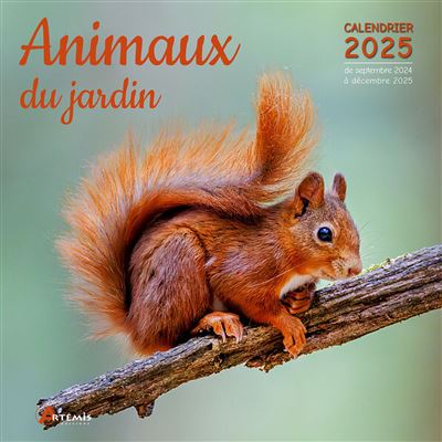 Calendrier Animaux du jardin 2025