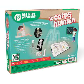 Le corps humain - Kit Pandacraft dès 3 ans