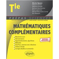 Mathématiques complémentaires - Terminale - nouveaux programmes