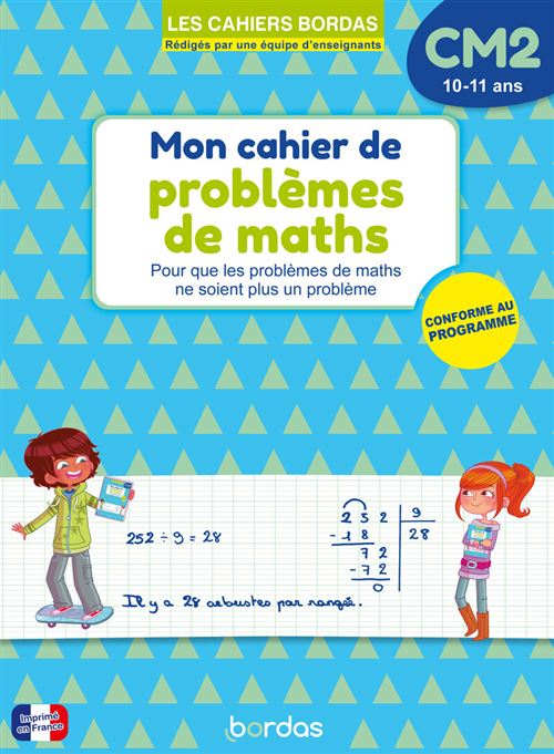 Mon cahier de problèmes de maths CM2 - Hervé Le Madec - broché