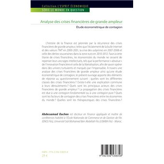 Analyse des crises financières de grande ampleur