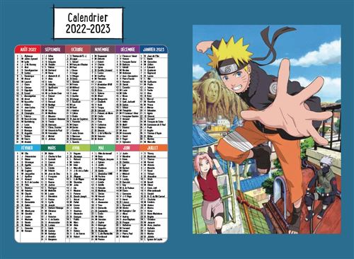 Naruto - Agenda Naruto Shippuden 2022-2023 - Collectif - broché - Achat  Livre