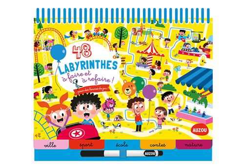 48 labyrinthes à faire et à refaire !