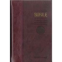 La Bible TOB - Traduction œcuménique de la Bible, notes essentielles, semi-rigide, similicuir bordeaux, tranches or