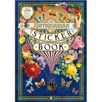The Antiquarian Sticker Book (Over 1,000 Exquisite Victorian Stickers) /anglais