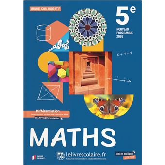 Mathématiques 5e 2026 - manuel - 1