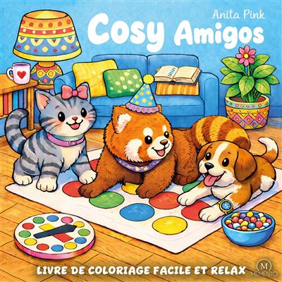 Cosy amigos - livre de coloriage - cosy coloriage Cahier de cosy coloriage - Collectif - Memento - broché - Livre-jeu