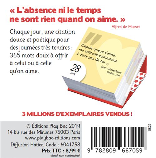 Mini calendrier - 365 jours pour avoir le smile Calendrier perpétuel -  broché - Playbac Éditions - Achat Livre