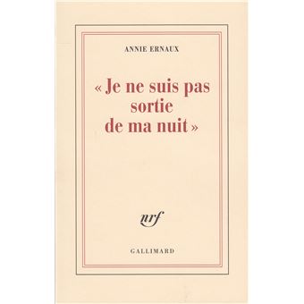 Je ne suis pas sortie de ma nuit - 1