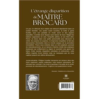 L'étrange disparition de Maître Brocard