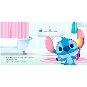 DISNEY BABY - Mes Premières Histoires - Stitch se brosse les dents - 5 grands puzzles 16 pc