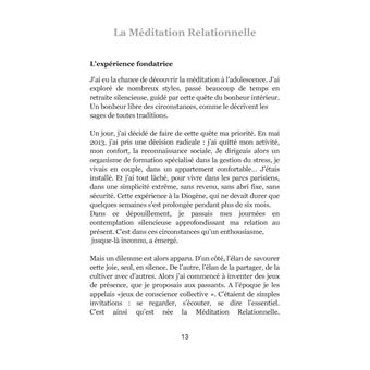 Méditation Relationnelle