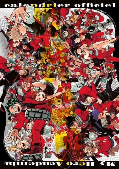 Calendrier My Hero Academia 2025 - Kohei Horikoshi - Ki-oon - broché - Calendrier