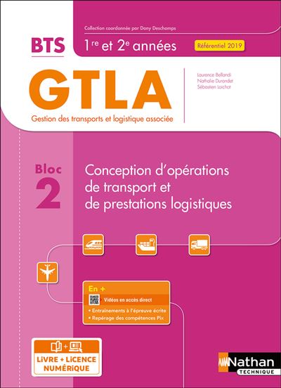 Conception d'opérations de transport et de prestations logistiques Livre + licence élève - 2021 - Dany Deschamps - Nathan Technique - Livre CD-ROM - Scolaire / Universitaire