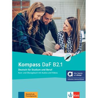 Kompass DaF B2.1 - Livre + cahier d'exercices hybride