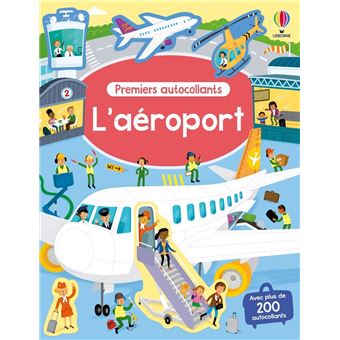 L'aéroport - Autocollants Usborne - Dès 3 ans - 1