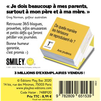 Mini calendrier : 365 jours 100 % mangas - Collectif - Play Bac