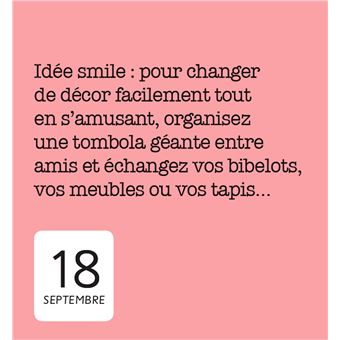 Mini calendrier - 365 jours pour avoir le smile Calendrier perpétuel -  broché - Playbac Éditions - Achat Livre