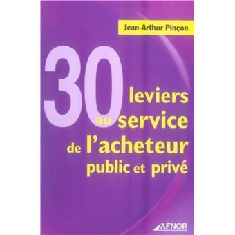 30 leviers au service de l'acheteur public et privé - 1