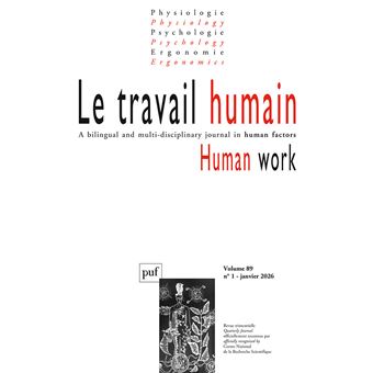 Le travail humain 2026-1, vol. 89, n.1 - 1