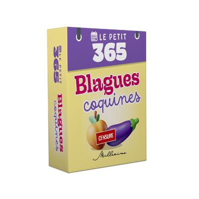 Le Petit 365 blagues coquines - Laurent Gaulet - Millesima - broché - Anthologie