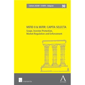 Mifid ii & mifir : capita selecta - 1