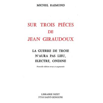 Sur trois pièces de Jean Giraudoux - 1