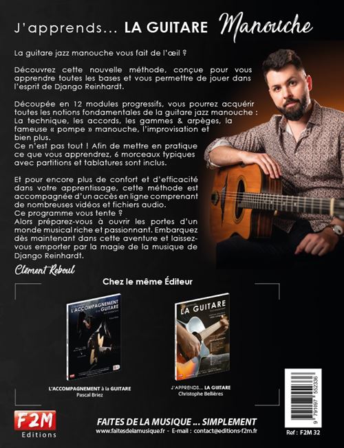 J'apprends la guitare manouche - broché - Clément Reboul, Livre tous les  livres à la Fnac