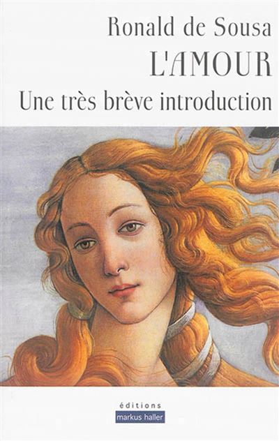 L'amour - Ronald De Sousa - broché