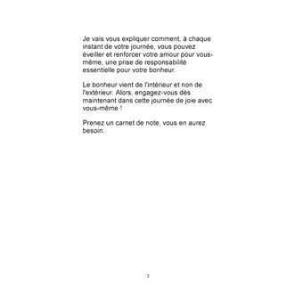 Une journée de joie avec moi-même