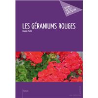 Les geraniums rouges