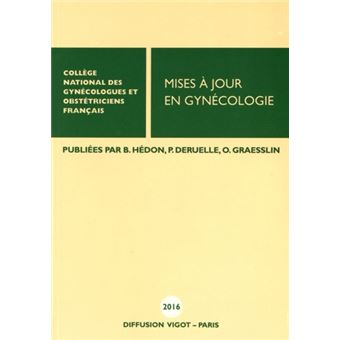 Mises à jour en gynécologie 2016 - 1