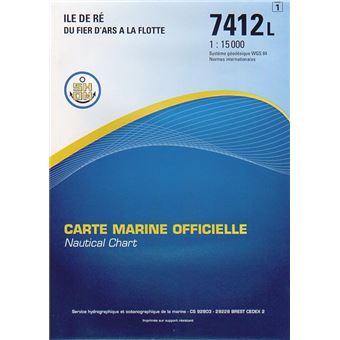 7412l ile de re du fier d'ars a la flotte Echelle 1 : 15 000 ...