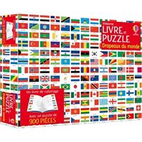Les drapeaux du monde - Coffret livre et puzzle