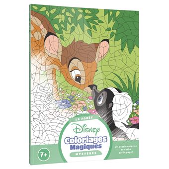 Coloriages Magiques Disney - DISNEY - Coloriages Magiques - Mystères (7+) - La forêt - 1