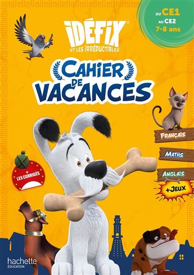Idéfix - Cahier de vacances 2025 - CE1 / CE2