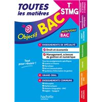 Objectif BAC 2026 - Terminale STMG Toutes les matières