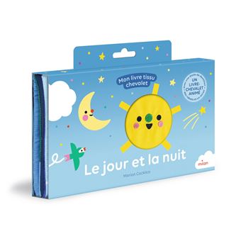 Le jour et la nuit - Mon livre tissu chevalet