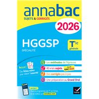 Annales du bac 2026 - Annabac HGGSP Tle générale (spécialité)