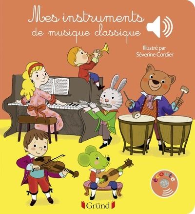 Livre Enfant, Je Découvre Les Instruments, Livre Sonore