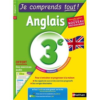 Je comprends tout ! Anglais 3ème - 1