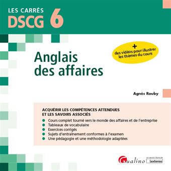 DSCG 6 - Anglais des affaires - 1