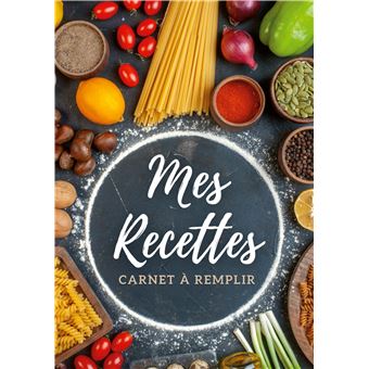 Mes Recettes Délicieuses : Cahier De Recettes - Livre de cuisine  personnalisé à écrire recettes: Cahier De Recettes (Paperback) 