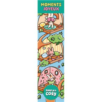 MOMENTS JOYEUX MARQUE-PAGES A COLORIER - 1