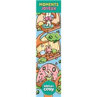 MOMENTS JOYEUX MARQUE-PAGES A COLORIER